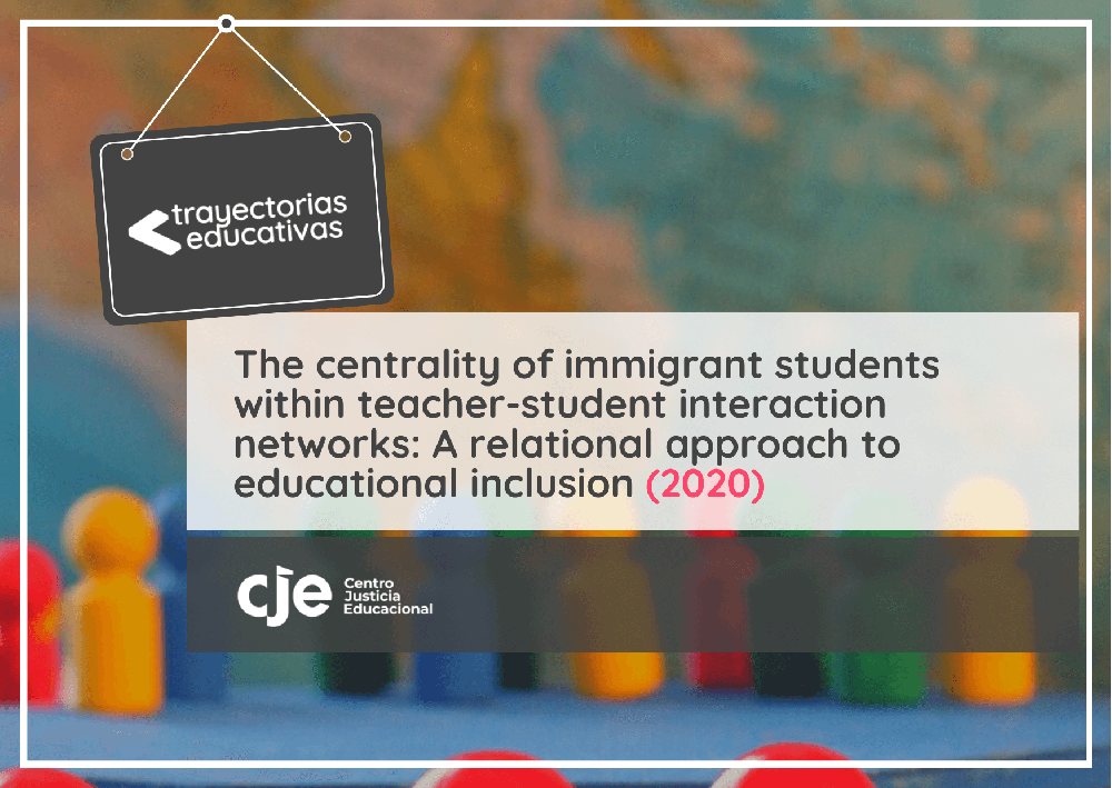 The centrality of immigrant students within teacher-student interaction networks: A relational approach to educational inclusion